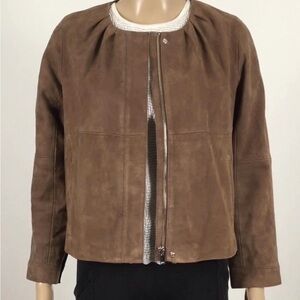 MaxMara Brown Leather Jacket